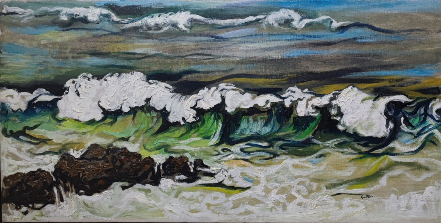 Opera in vendita di Renato Guttuso - Mareggiata ad Alghero