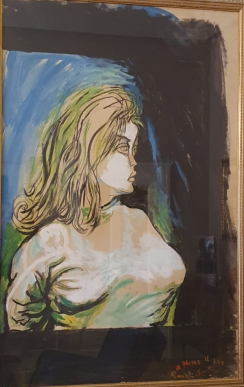 Opera in vendita di Renato Guttuso - Stai lontana da me